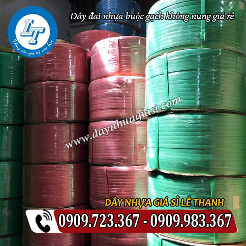 đủ màu dây đai nhựa buộc gạch không nung giá rẻ đủ màu dây đai nhựa buộc gạch không nung giá rẻ
