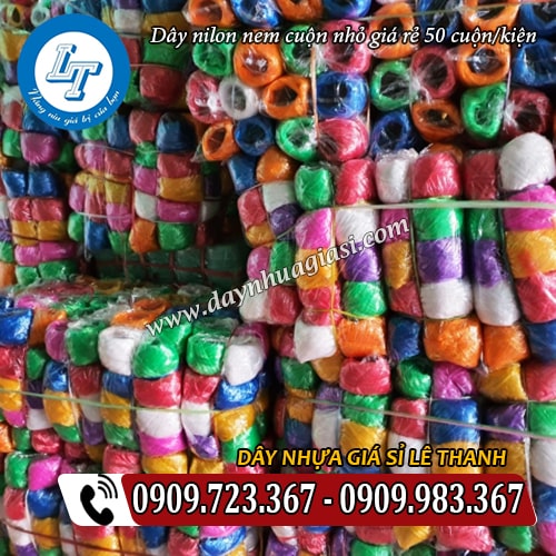 giá bán dây nilon nem cuộn nhỏ 50 cuộn/kiện rẻ giá bán dây nilon nem cuộn nhỏ 50 cuộn/kiện rẻ