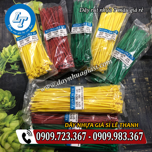 giá bán dây rút nhựa 7 màu rẻ tận xưởng sản xuất giá bán dây rút nhựa 7 màu rẻ tận xưởng sản xuất