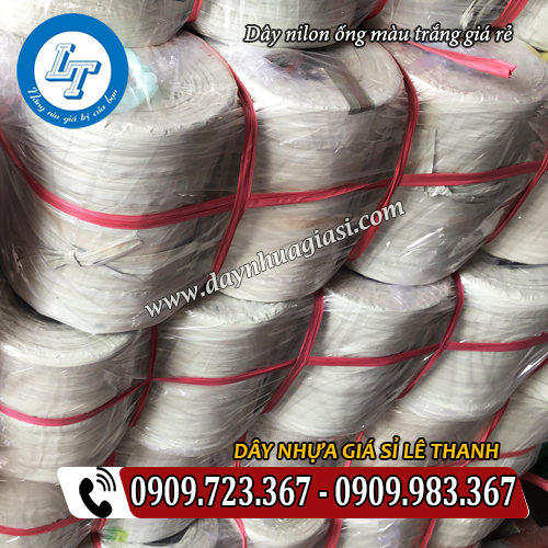 giá sỉ dây nilon ống màu trắng rẻ tại xưởng giá sỉ dây nilon ống màu trắng rẻ tại xưởng