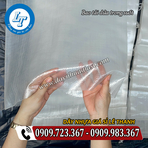 miệng bao tải dứa trong suốt cắt nhiệt miệng bao tải dứa trong suốt cắt nhiệt