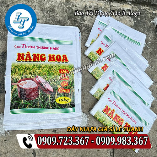 nhận sản xuất bao tải đựng gạo in logo theo yêu cầu nhận sản xuất bao tải đựng gạo in logo theo yêu cầu