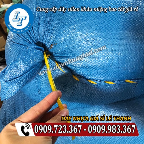 nơi bán dây nilon kẽm màu giá rẻ khâu miệng bao tải nơi bán dây nilon kẽm màu giá rẻ khâu miệng bao tải