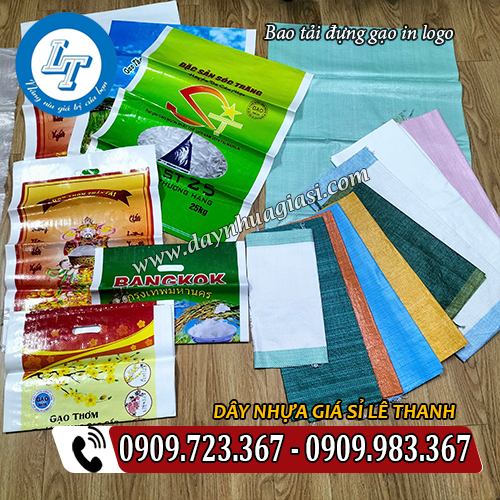 sản xuất bao tải đựng gạo in logo giá rẻ sản xuất bao tải đựng gạo in logo giá rẻ