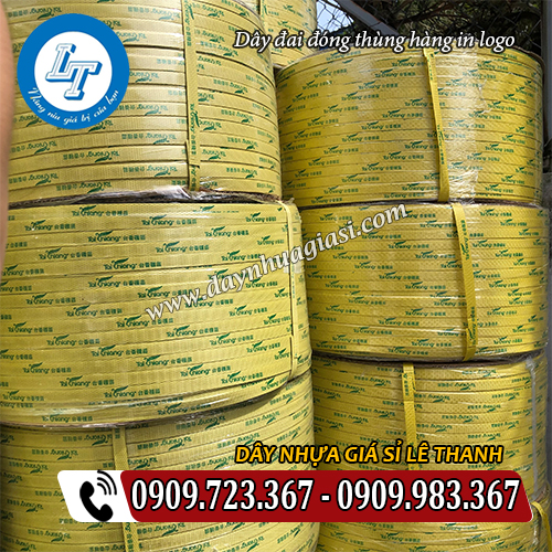 sản xuất dây đai nhựa đóng thùng hàng giá rẻ in logo sản xuất dây đai nhựa đóng thùng hàng giá rẻ in logo