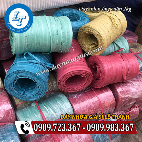 sản xuất dây nilon ống giá rẻ cuộn 2kg sản xuất dây nilon ống giá rẻ cuộn 2kg
