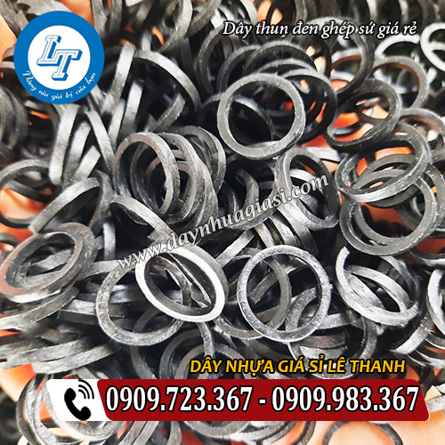 sỉ lẻ dây thun cao su màu đen số lượng lớn sỉ lẻ dây thun cao su màu đen số lượng lớn