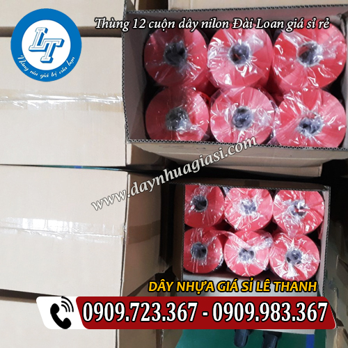 số lượng lớn thùng 12 cuộn dây nilon đài loan giá sỉ rẻ nhất số lượng lớn thùng 12 cuộn dây nilon đài loan giá sỉ rẻ nhất