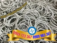 Mua lẻ dây thun trắng sữa bản to bản nhỏ bịch 500G