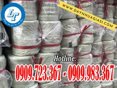 Sẵn kho dây nilon ống màu trắng giá rẻ