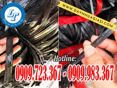 Chuyên sỉ dây nilon kẽm màu đen giá rẻ