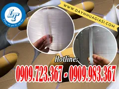 Cuộn 10kg dây đai nhựa trắng giá rẻ