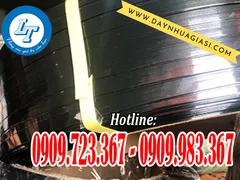 Dây đai pet trơn màu đen giá rẻ bỏ sỉ
