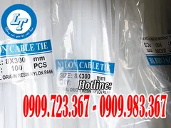 Dây rút trắng 3 tấc giá rẻ 100 sợi/bịch