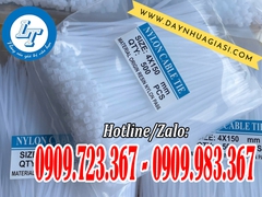 Dây rút nhựa trắng giá sỉ rẻ đóng bịch 500 sợi