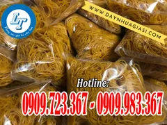 Dây thun cao su màu vàng nhiều cỡ dùng buộc hàng