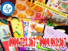 Xưởng bán túi PP dệt siêu thị giá rẻ có quai xách