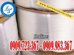 DÂY ĐAI NHỰA PP MÀU TRẮNG TRONG GIÁ RẺ SẴN SỐ LƯỢNG