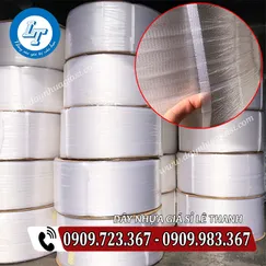 DÂY ĐAI PP MÀU TRẮNG TRONG