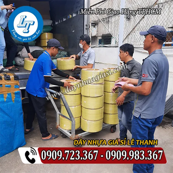 DÂY ĐAI PP MÀU TRẮNG TRONG