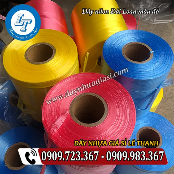 DÂY NILON ĐÀI LOAN MÀU ĐỎ