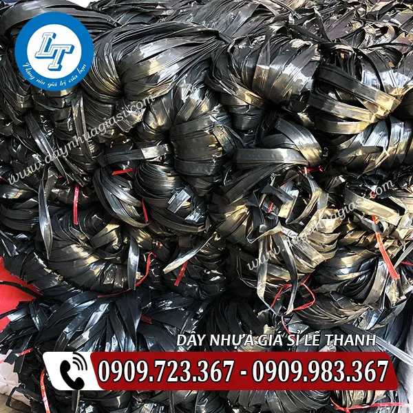 DÂY BẸ NILON ĐEN BÓNG