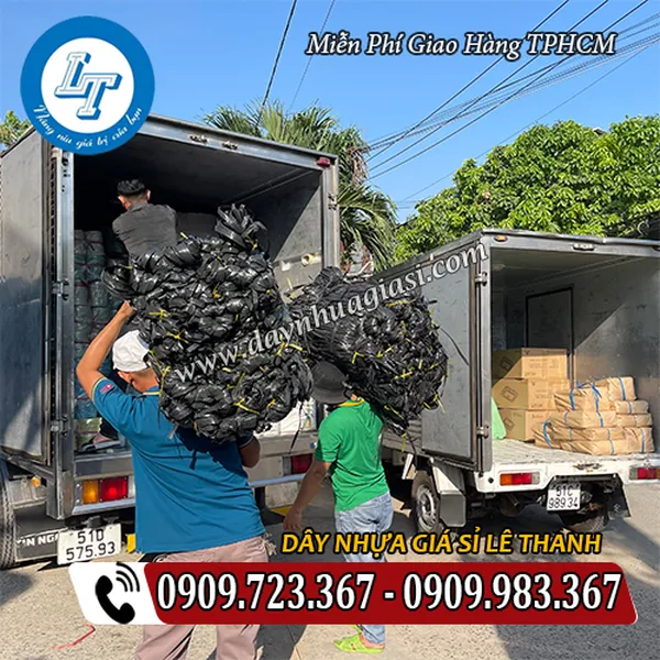 DÂY BẸ NILON ĐEN BÓNG