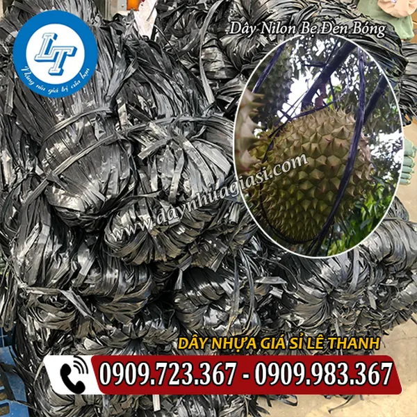 DÂY BẸ NILON ĐEN BÓNG