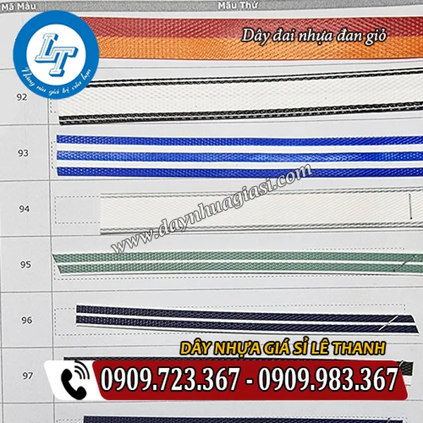 DÂY ĐAI NHỰA ĐAN GIỎ