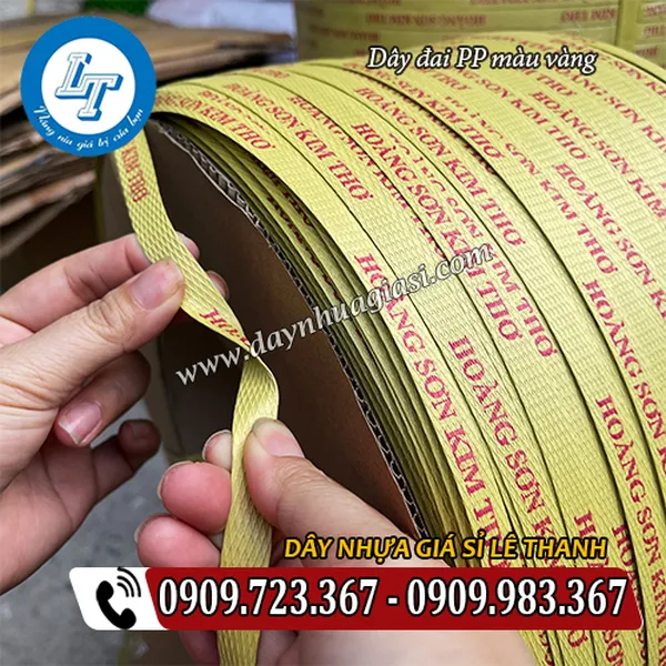 DÂY ĐAI PP MÀU VÀNG