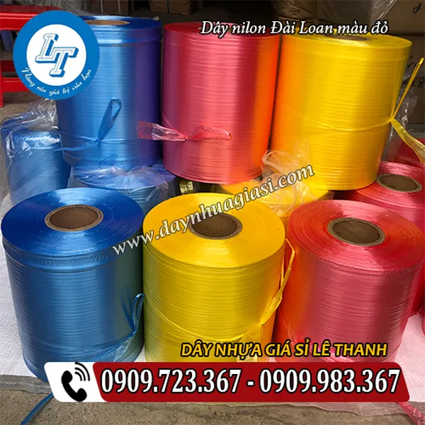 DÂY NILON ĐÀI LOAN MÀU ĐỎ
