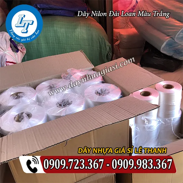 DÂY NILON ĐÀI LOAN MÀU TRẮNG