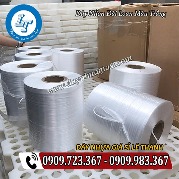 DÂY NILON ĐÀI LOAN MÀU TRẮNG