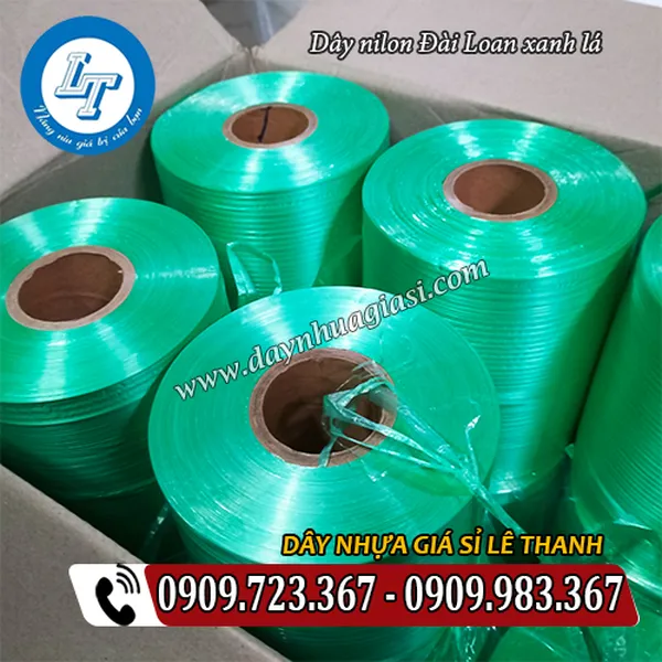 DÂY NILON ĐÀI LOAN MÀU XANH LÁ