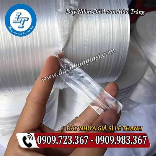 DÂY NILON ĐÀI LOAN MÀU TRẮNG