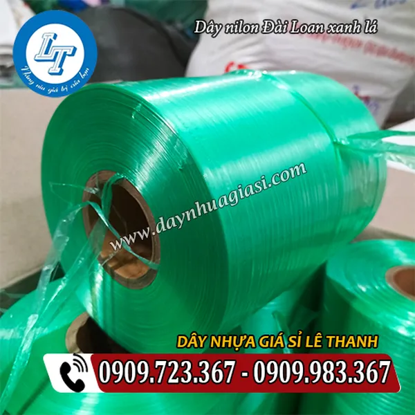 DÂY NILON ĐÀI LOAN MÀU XANH LÁ