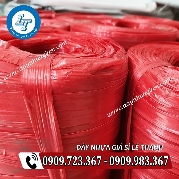 DÂY NILON ỐNG MÀU ĐỎ
