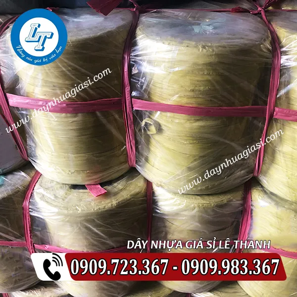 DÂY NILON ỐNG MÀU VÀNG