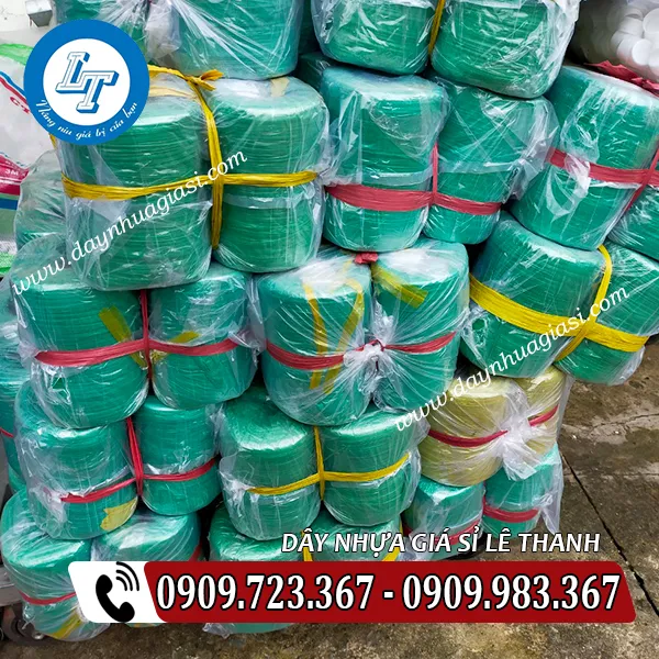 DÂY NILON ỐNG MÀU XANH LÁ