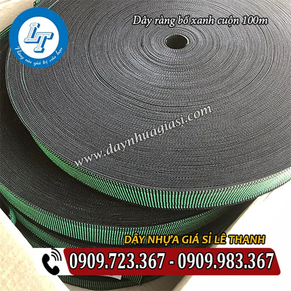 DÂY RÀNG BỐ XANH CUỘN 100M