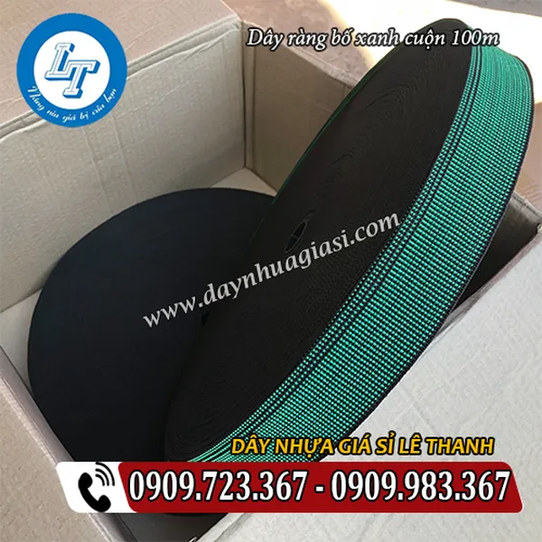 DÂY RÀNG BỐ XANH CUỘN 100M