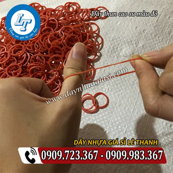 DÂY THUN MÀU ĐỎ