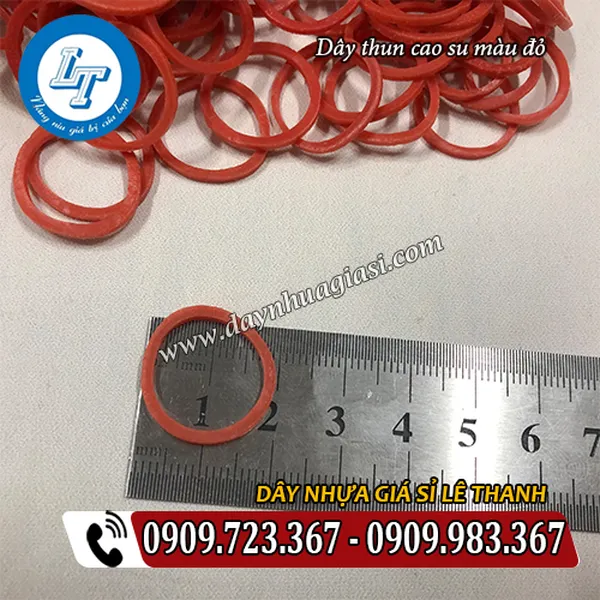 DÂY THUN MÀU ĐỎ