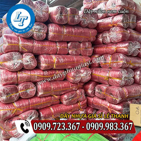 DÂY NILON NEM CUỘN ĐỦ MÀU