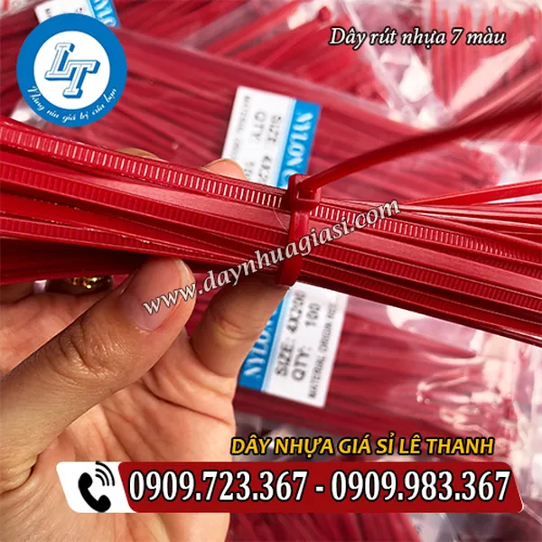 DÂY RÚT NHỰA 7 MÀU