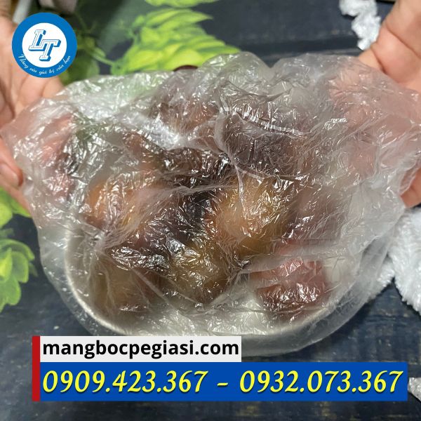 Túi bọc thực phẩm có chun co giãn và ôm sát dĩa Túi bọc thực phẩm có chun co giãn và ôm sát dĩa