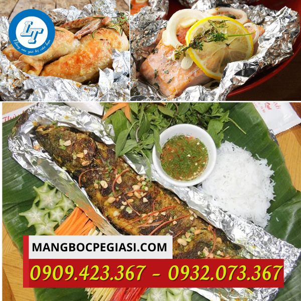 Giấy bạc nướng thức ăn tiện lợi