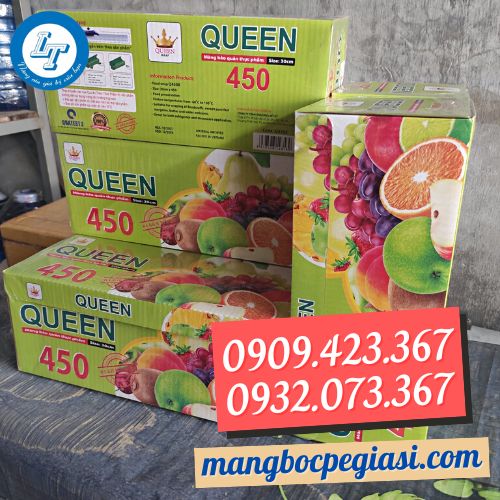Màng bọc thực phẩm Queen 30cmx450m Màng bọc thực phẩm Queen 30cmx450m