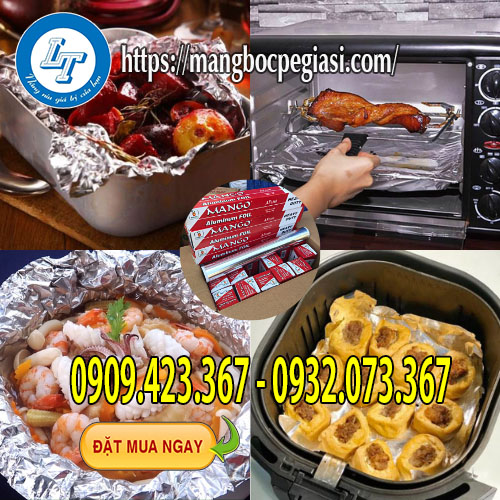 Màng nhôm bọc thực phẩm an toàn, tiện lợi Màng nhôm bọc thực phẩm an toàn, tiện lợi