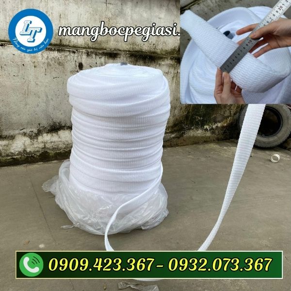 Xốp lưới bọc trái cây cuộn 5kg Xốp lưới bọc trái cây màu đỏ